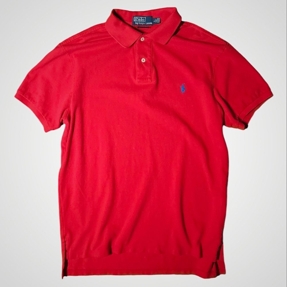 Vtg Polo Ralph Lauren Men's Short Sleeve Polo Shirt Size Large
